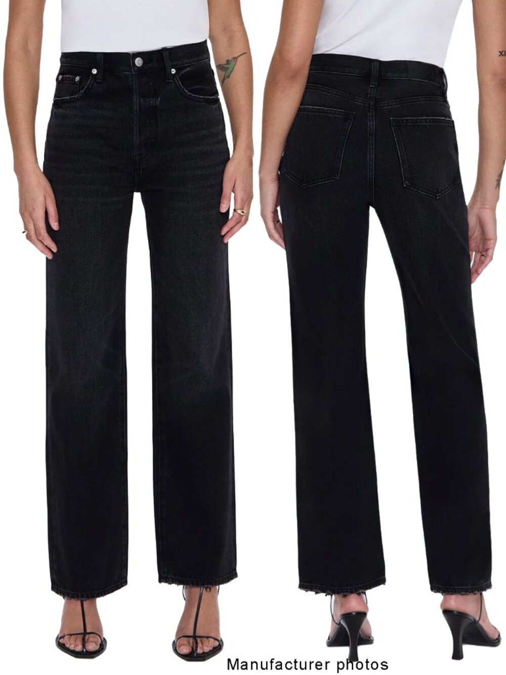 Pistola Cassie Super High Rise Straight Jean in Stormy 28P - Picture 10 of 10